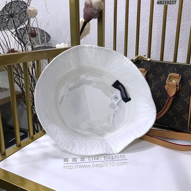 Balenciaga男女同款帽子 巴黎世家2021新款長標簡約風漁夫帽遮陽帽  mm1440